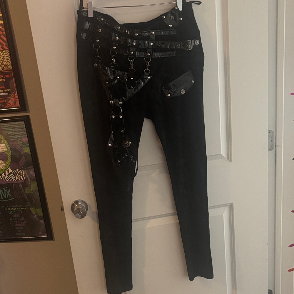 Black Studded Women Jeans